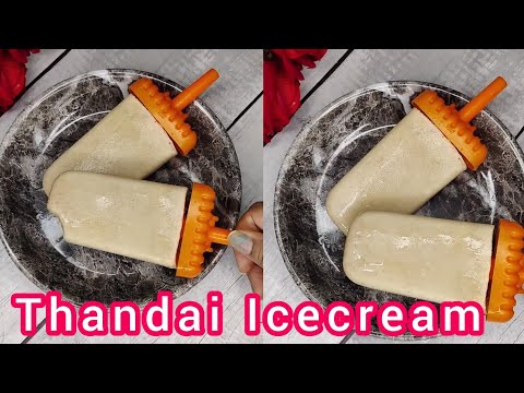 Thandai icecream without whipped cream recipe- Foodiekismat_wale