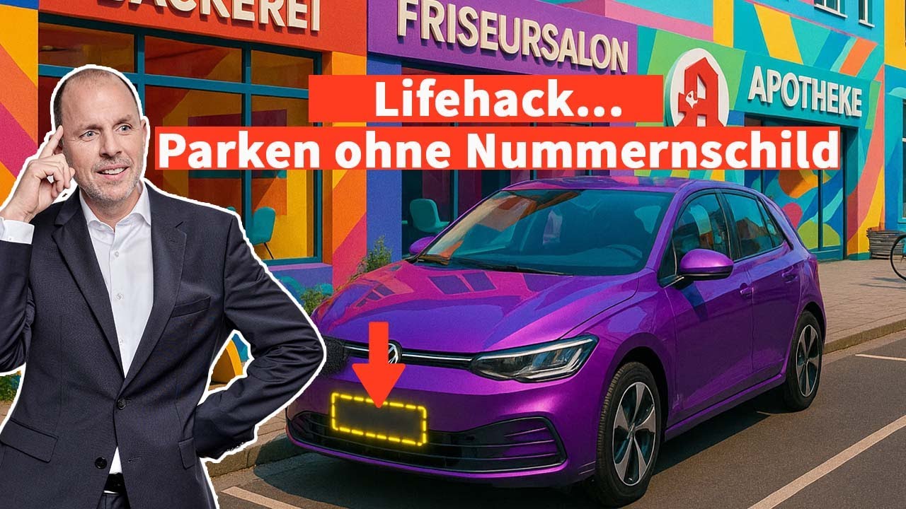 Parkgebühren-Trick: Kennzeichen abmontieren! Genial oder strafbar? | Anwalt Christian Solmecke