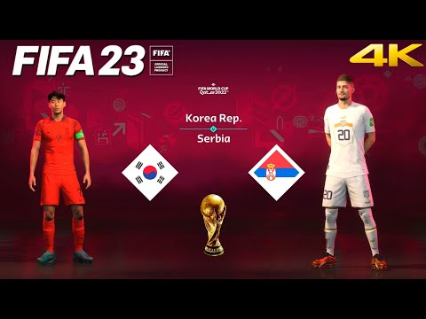 FIFA 23 - South Korea vs. Serbia - FIFA World Cup Qatar Final | PS5™ Gameplay [4K 60FPS] Next Gen