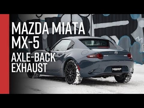 2016+ Mazda MX-5 Miata, 2.0L // MBRP 2.5" Axle-Back Single Exit Exhaust