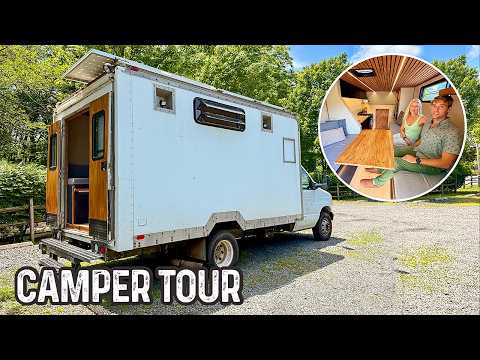 They Turned a Box Truck into an Off-Grid Tiny Home! (Full Tour)