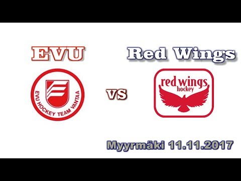 EVU vs  Red Wings 11.11.2017 Myyrmäki
