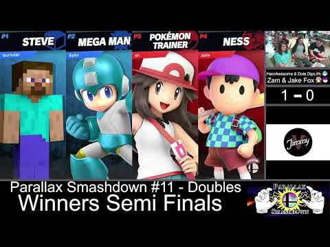 HeroAwesome/Dole Dips vs Zam/Jake Fox - Ultimate Doubles Winners Semis: Parallax Smashdown 11