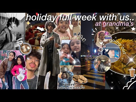 HOLIDAY FULL WEEK WITH US🧺🌧️🚞|دوزوا معنا اسبوع كامل فحياتنا فالعطلة الشتوية عند جدتي🥹👨‍🍳🥘2026edition