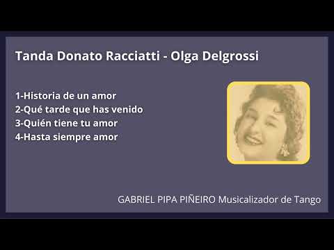 Tanda Donato Racciatti - Olga Delgrossi / Gabriel Pipa Piñeiro Musicalizador