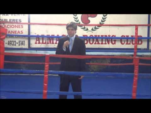 Himno Nacional Argentino - 90 años del Almagro Boxing Club - Hernan Quinteros