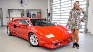 An Overview of the Legendary 1989 Lamborghini Countach 25th Anniversary + START&REV!!!