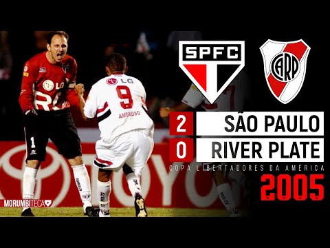 São Paulo 2x0 River Plate - 2005 - GALLARDO E SALAS NÃO RESISTEM A AMOROSO E A PRESSÃO DO MORUMBI!