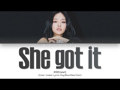 BIBI(비비) - "She Got It (쉬가릿) (cigarette and condom)" - [Color Coded Lyrics Eng/Rom/Han/가사]