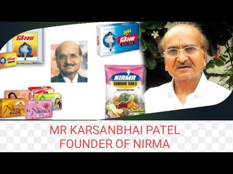 NIRMA / NIRMA FOUNDER MR KARSANBHAI PATEL FOUNDER OF NIRMA # SOAP MACHINE MANUFACTURER