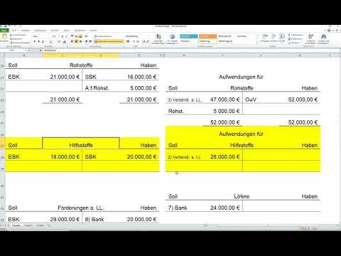 Buchen auf Erfolgskonten aufwandsorientiert Inventurmethode Prüfungstrainer24, IKSTK2070