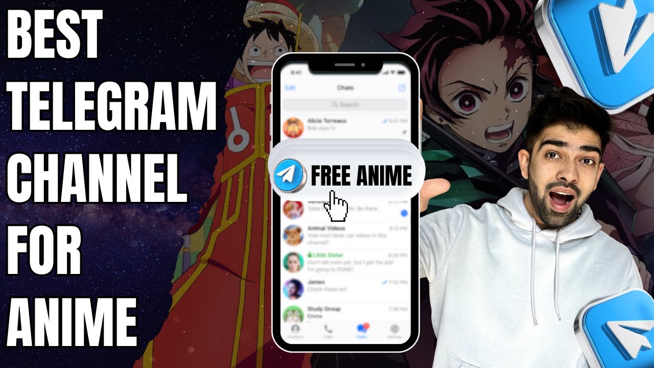 8 Best Telegram Channel For Anime Movies and Series FREE 😍 | Best Telegram Channels for Movies