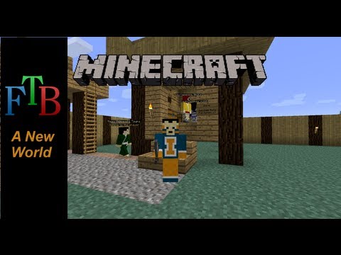 Minecraft Let's Play FTB - A New World Season 1 Episode 4 - Let the Mining Begin
