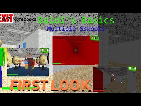 Baldi's Basics Multiple Schools Mod First Look!