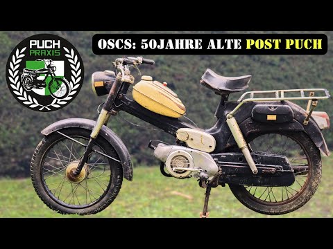 Old & Tired: Puch Post Moped brought back to life after 37 years.