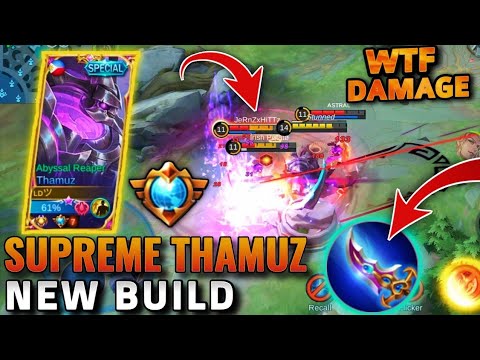 Supreme Thamuz Trying New Build in Mythic Rank Game - MLBB