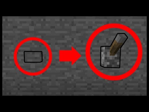 MINECRAFT - COME RENDERE UN PULSANTE UNA LEVA