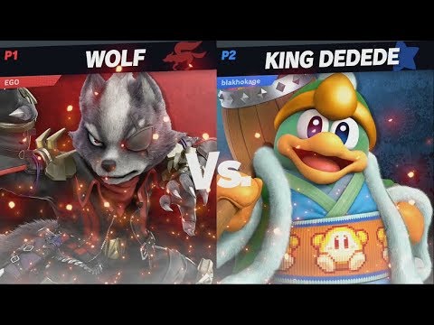 Losers Semifinals - Blakhokage (Dedede)  vs Ego (Wolf) GAME 1