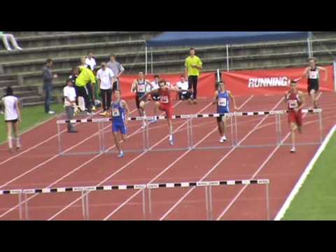 Deutsche Junioren Meisterschaften Regensburg - 400m hurdles men heat 1 - Hürden Lauf 1