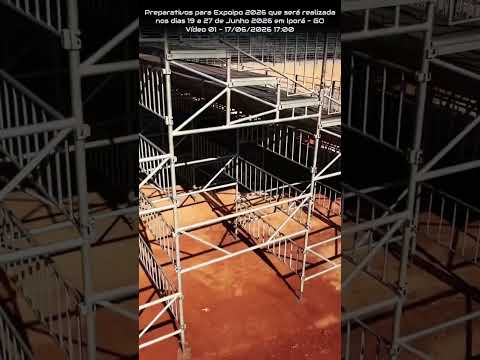 IPORÁ GOIÁS, EXPOIPO 2026 - PREPARATIVOS DOS CAMAROTES E ARQUIBANCADAS DO RODEIO.