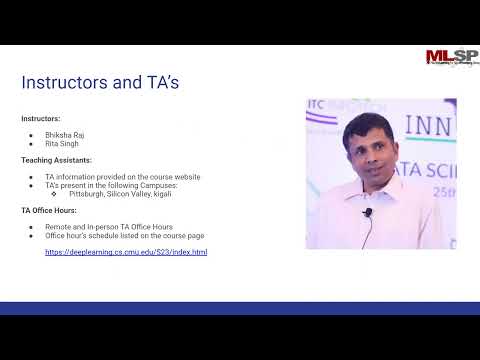 11-785 Spring 2023 Lecture 0: Logistics