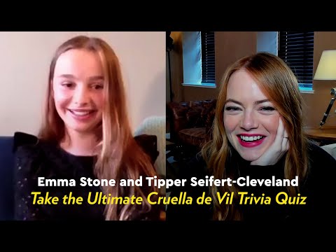 Emma Stone and Tipper Seifert-Cleveland Take the Ultimate Cruella de Vil Trivia Quiz | POPSUGAR