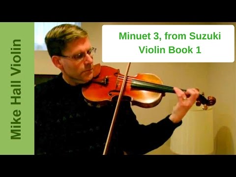 Minuet 3 - #15 from Suzuki Violin Book 1