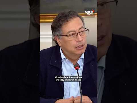 "Cocaine is not worse than whisky," says Colombian President Petro