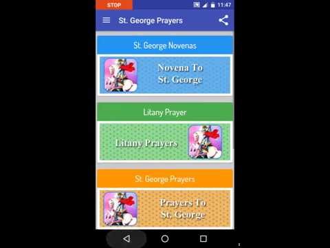 St George Novena Prayers Video