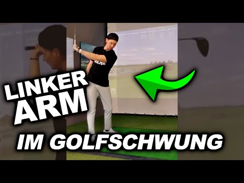 So sollte der LINKE ARM im Golfschwung arbeiten!!! #YouTube #shorts