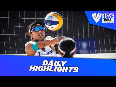 Day 2 Women's Daily Highlights Dubai 2022 #BeachProTour