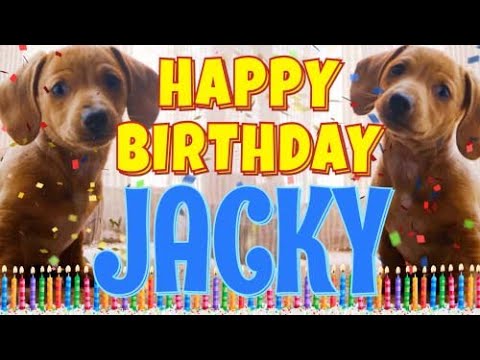 Happy Birthday Jacky! ( Funny Talking Dogs ) What Is Free On My Birthday