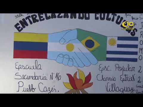 INAUGURACION MURAL EN ESC DE PUEBLO CAZES