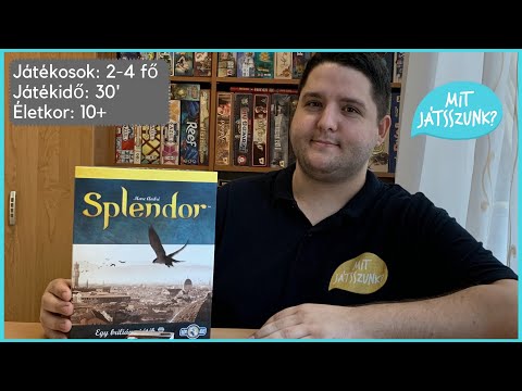Splendor Játékbemutató - Mit Játsszunk?