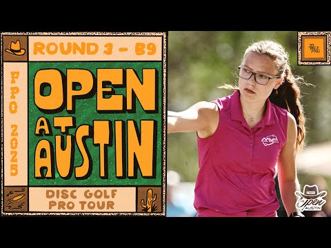 2025 MVP's Open at Austin | FPO R3B9 | Cox, Mandujano, Saarinen, Handley | Jomez Disc Golf
