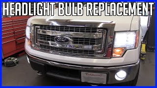 How to Replace Headlight Bulb Ford F-150