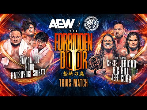 FULL MATCH: Hook, Samoa Joe & Shibata vs. Jericho, Cobb & Big Bill | AEW x NJPW: Forbidden Door 2024