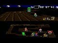 Super Mario Kart Special Cup Ghost Valley 3 Gameplay SNES