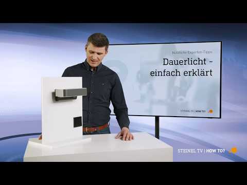 STEINEL Tutorial - Wie nutze ich die Dauerlicht-Funktion bei einer Außenleuchte?