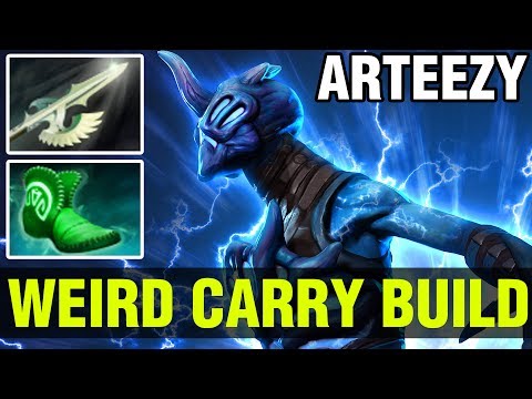 WEID CARRY BUILD TO RAZOR !! - ARTEEZY - Dota 2