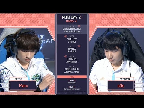 [TW] StarCraft2 - Maru vs sOs - 2018 GSL S1 CodeS Ro8 Match4