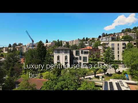 Attico di lusso in palazzo classico in vendita nel centro di Lugano (WELUG1048)