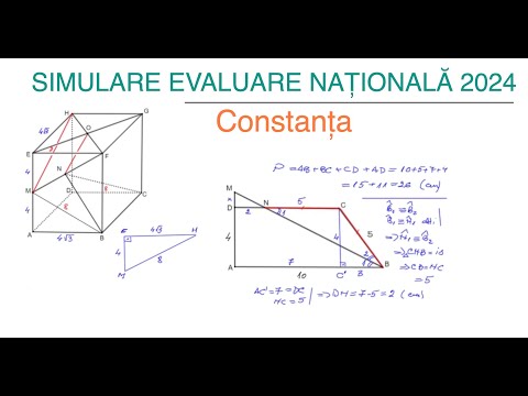 Simulare Evaluare Nationala 2024 - Constanta (Problemele 5,6 de la SUB III)