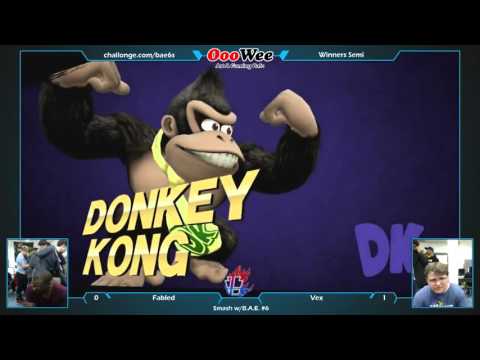 Smash w/ BAE 6 - Fabled (Yoshi) Vs. Vex (DK)