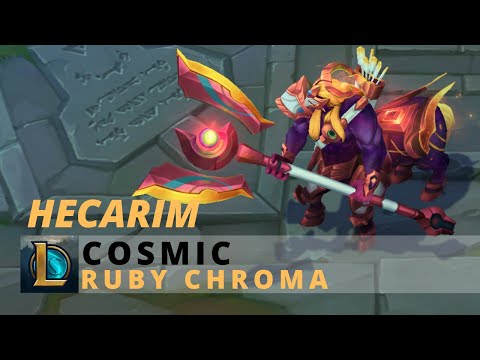 Cosmic Hecarim Ruby Chroma - League Of Legends
