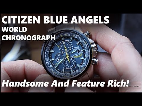 Citizen Blue Angels World Chronograph H800-S081157 Hands-On Review