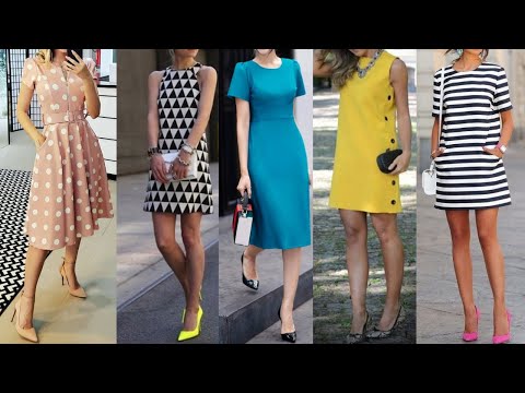 VESTIDOS SENCILLOSY ELEGANES DE MODA PRIMAVERA VERANO 2022/ VESTIDOS ELEGANTES Y SENCILLOS MODERNOS