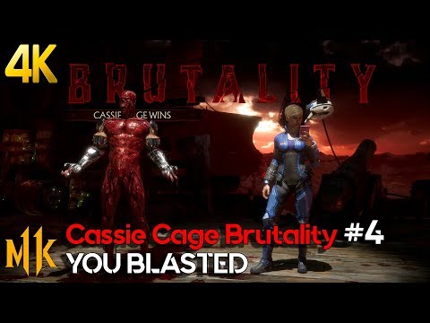 Cassie Cage You Blasted Hidden Brutality #4 - Mortal Kombat 11  [PC MAX 4K60]