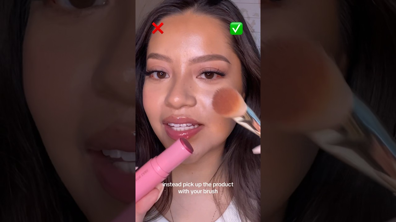 How to apply your blush so that it’s easier to blend!
