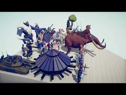 ZOMBIE TEAM vs BOSS UNITS TEAM - Totally Accurate Battle Simulator TABS